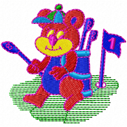 Teddy Embroidery Design 1